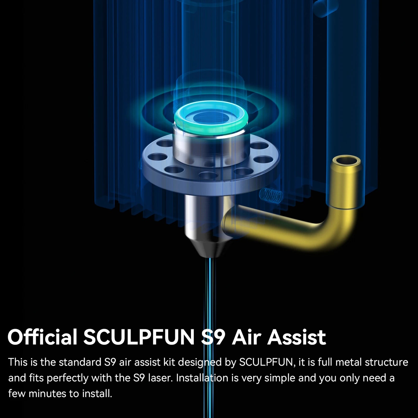 SCULPFUN Air Assist Nozzle Kit