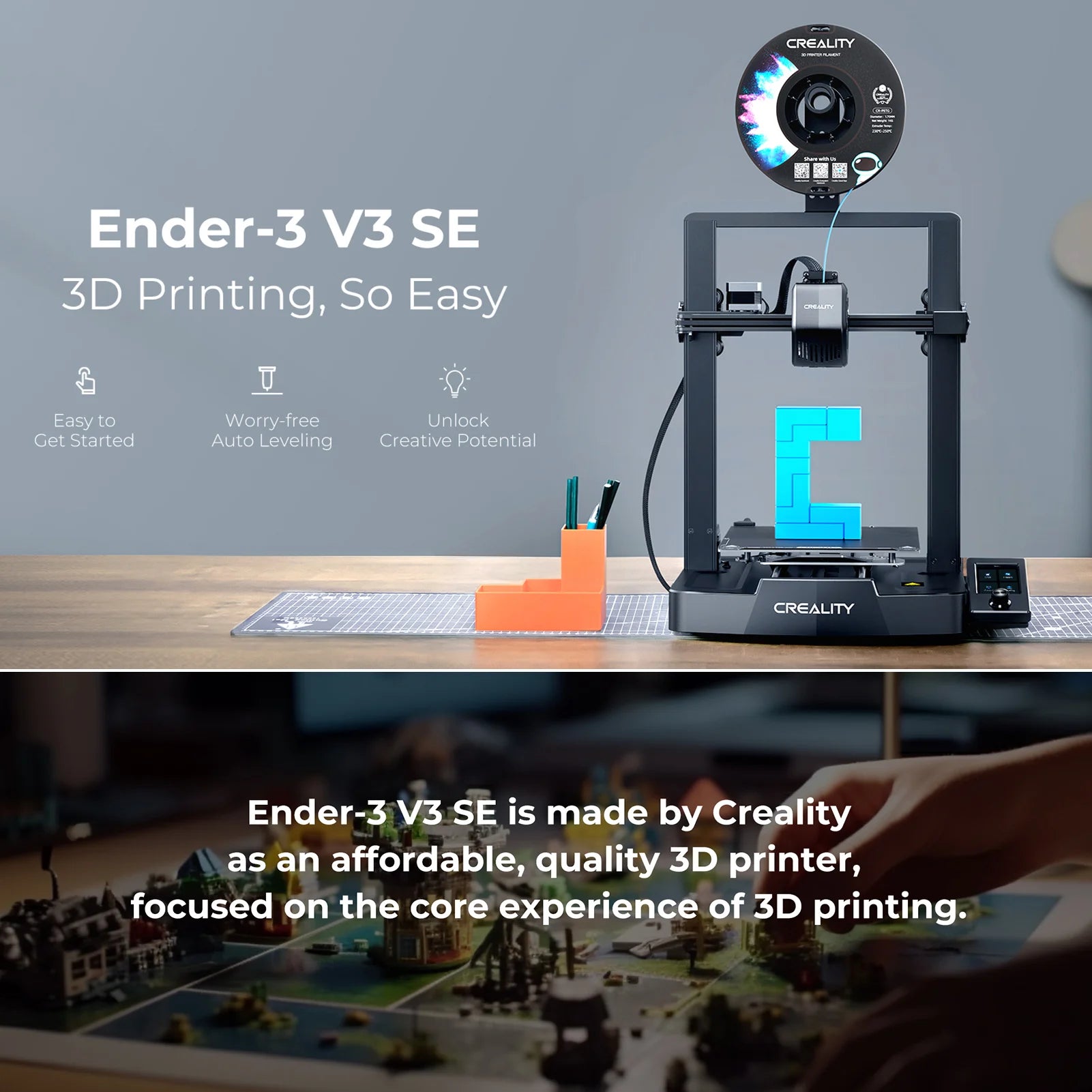 ENDER 3 V3 SE 3D PRINTER